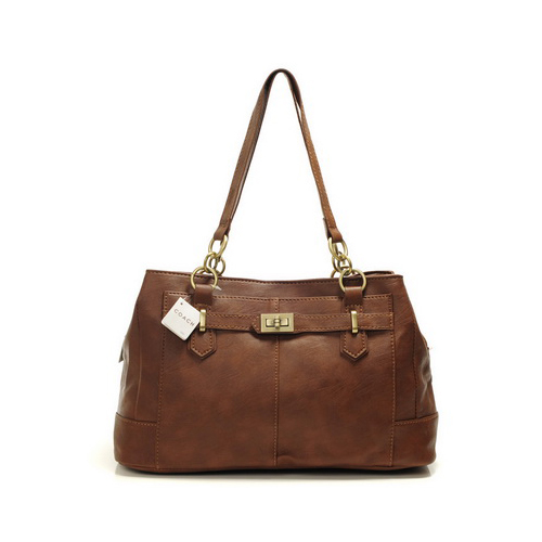 Coach Bleecker Cooper Large Coffee Satchels DMO